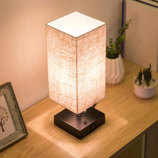 Linen Table Lamp